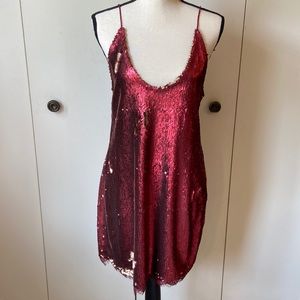 Free People Seeing Double Sequin Dress